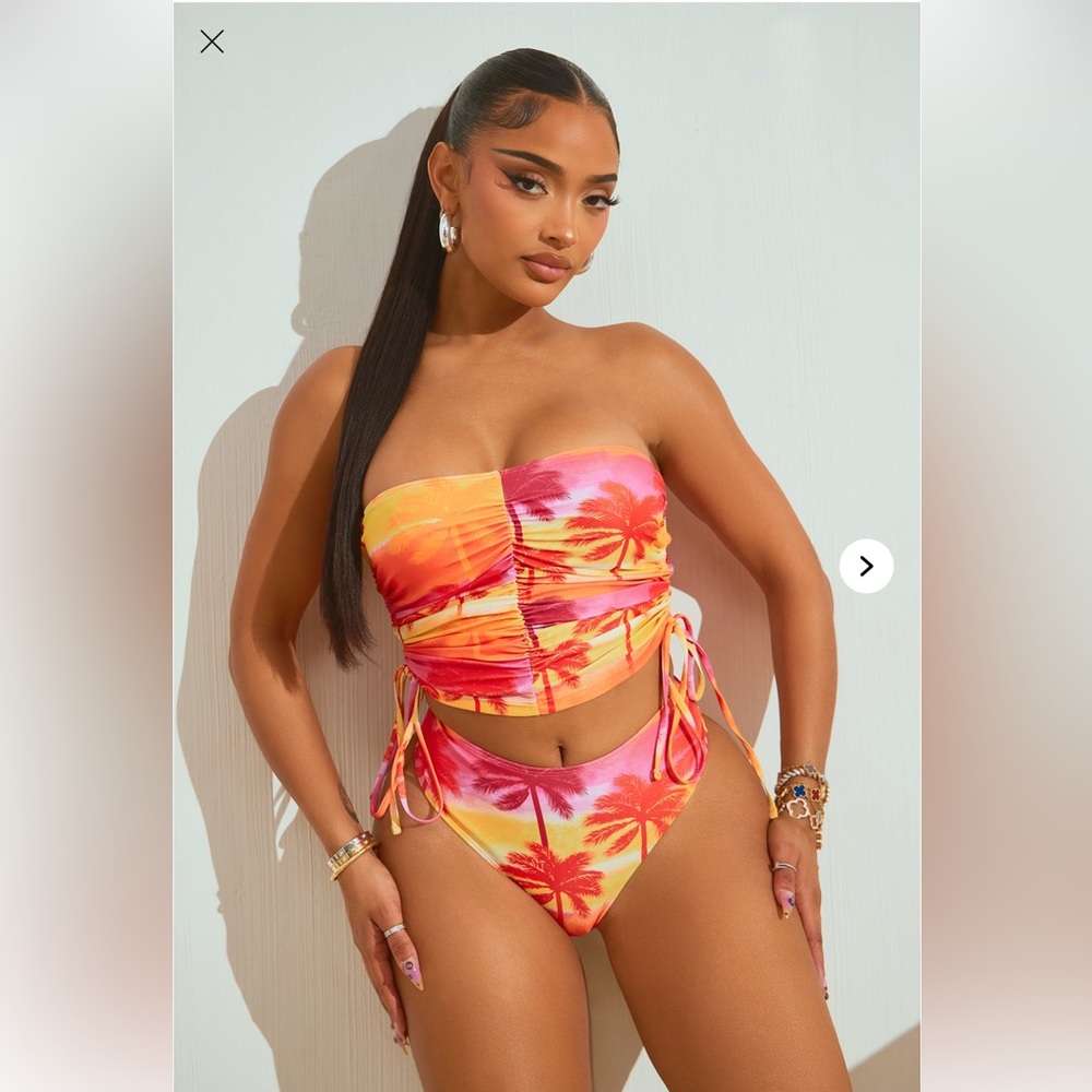 Beachy Swimsuit / Palm Trees